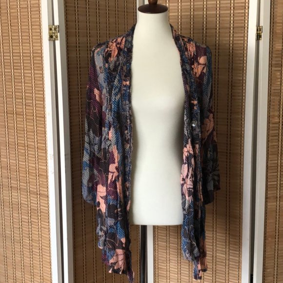 Casual Studio India multicolored tunic blouse S - Picture 7 of 9